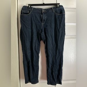 Coldwater Creek, cropped jeans.